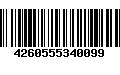 Código de Barras 4260555340099