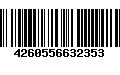 Código de Barras 4260556632353