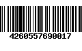 Código de Barras 4260557690017