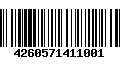 Código de Barras 4260571411001