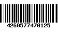 Código de Barras 4260577470125