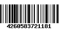 Código de Barras 4260583721181