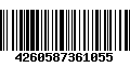 Código de Barras 4260587361055