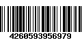 Código de Barras 4260593956979