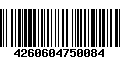 Código de Barras 4260604750084