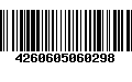 Código de Barras 4260605060298