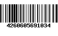 Código de Barras 4260605691034