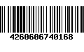 Código de Barras 4260606740168