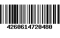 Código de Barras 4260614720480