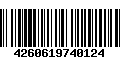 Código de Barras 4260619740124