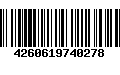 Código de Barras 4260619740278