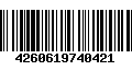 Código de Barras 4260619740421