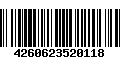 Código de Barras 4260623520118