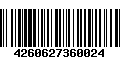 Código de Barras 4260627360024