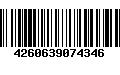 Código de Barras 4260639074346