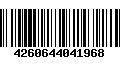 Código de Barras 4260644041968