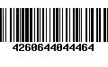 Código de Barras 4260644044464