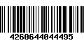 Código de Barras 4260644044495