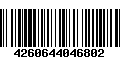 Código de Barras 4260644046802