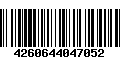 Código de Barras 4260644047052