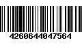 Código de Barras 4260644047564