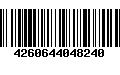 Código de Barras 4260644048240