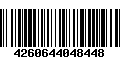 Código de Barras 4260644048448