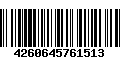 Código de Barras 4260645761513