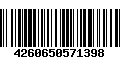 Código de Barras 4260650571398