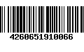 Código de Barras 4260651910066