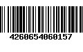 Código de Barras 4260654060157