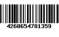 Código de Barras 4260654781359