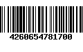 Código de Barras 4260654781700