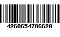 Código de Barras 4260654786620