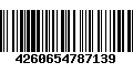 Código de Barras 4260654787139