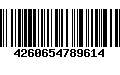 Código de Barras 4260654789614