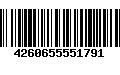 Código de Barras 4260655551791