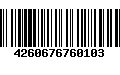 Código de Barras 4260676760103