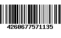 Código de Barras 4260677571135