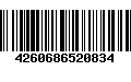 Código de Barras 4260686520834