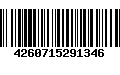 Código de Barras 4260715291346