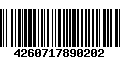 Código de Barras 4260717890202