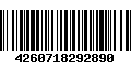 Código de Barras 4260718292890