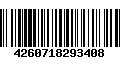 Código de Barras 4260718293408