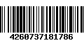 Código de Barras 4260737181786