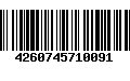 Código de Barras 4260745710091