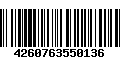 Código de Barras 4260763550136