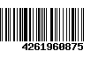 Código de Barras 4261960875