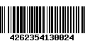 Código de Barras 4262354130024