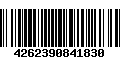 Código de Barras 4262390841830